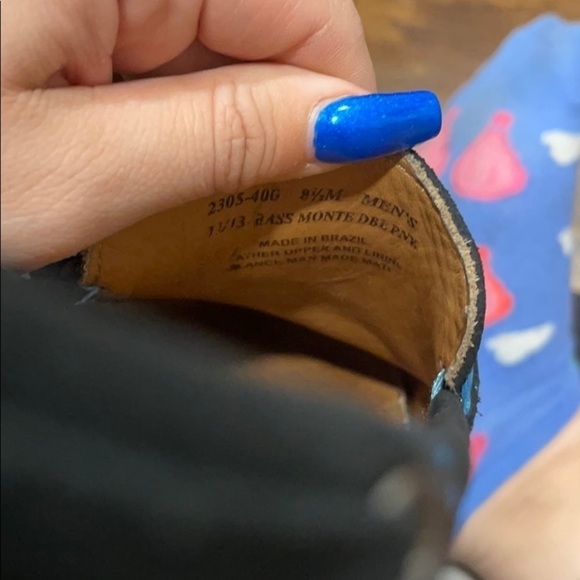 Black and blue slip on - Picture 3 of 6